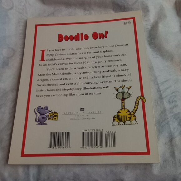 Fifty Nifty: 50 Nifty Cartoon Characters to Draw by Neal Yamamoto 1998 - Picture 8 of 8